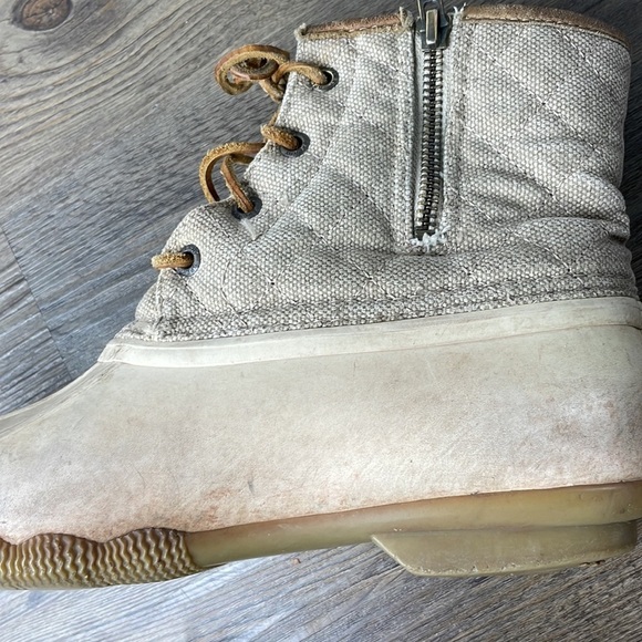 Sperry Women’s Wool Linen Duck Boot, size 9 - Picture 4 of 11